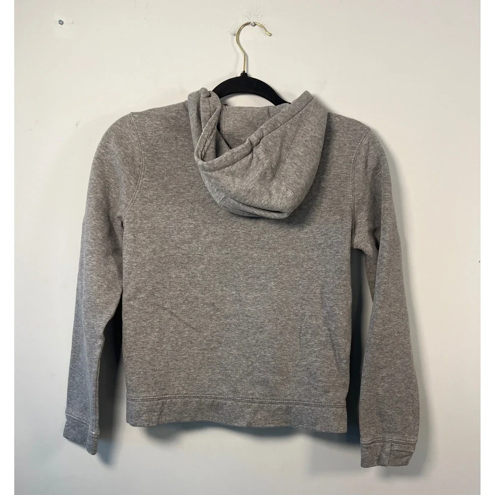 Nike Kids Heather Gray Full Zip Up Hooded Sweatshirt Boys Medium Loungewear